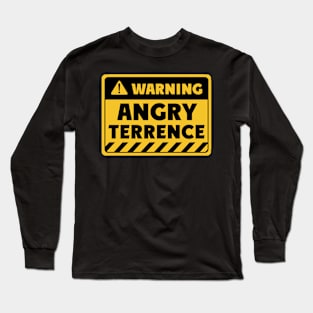 Angry Terrence Long Sleeve T-Shirt